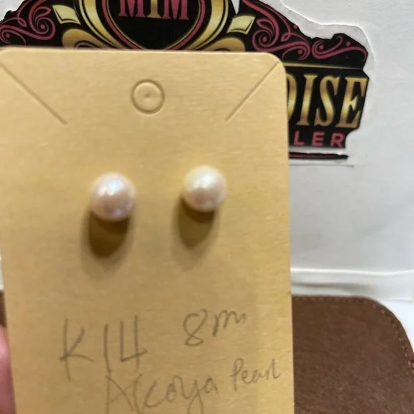 Akoya Pearl Earrings - Picture 2 of 9